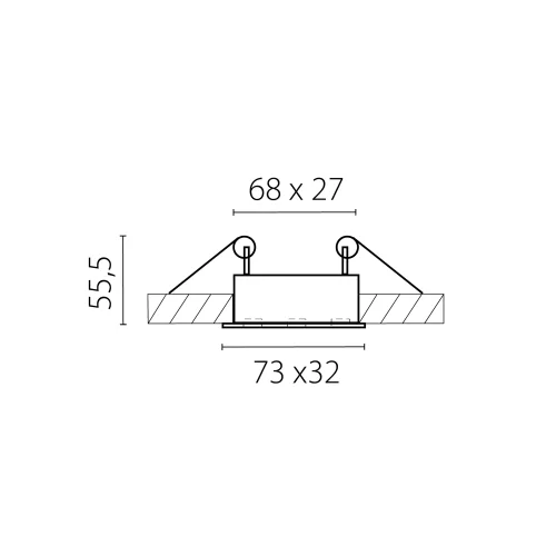Светильник точечный Guarda 080146 Lightstar белый на 1 лампу, основание белое в стиле хай-тек современный прямоугольный фото 2