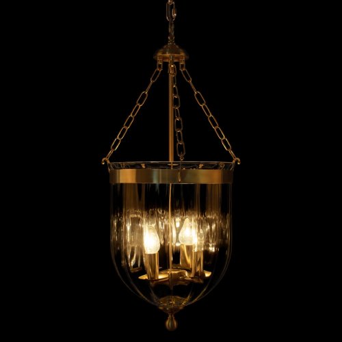Светильник подвесной Incense 10455/4 AB LOFT IT прозрачный на 4 лампы, основание бронзовое в стиле классический арт-деко фото 4 Светильник подвесной Incense 10455/4 AB LOFT IT прозрачный на 4 лампы, основание бронзовое в стиле классический арт-деко фото 4