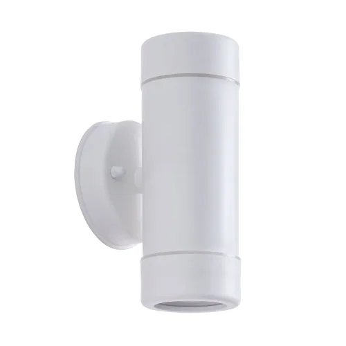 Настенный светильник уличный Atlas A3503AL-2WH Arte Lamp уличный IP44 белый на 2 лампы, плафон прозрачный в стиле современный GU10