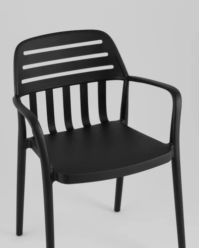 Стул Siena, пластик черный УТ000039938 Stool Group, чёрный/пластик, ножки/пластик/чёрный, размеры - *800**** фото 7