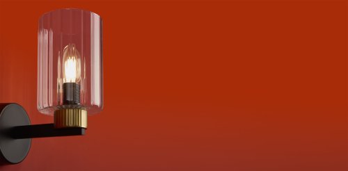 Бра Ombre FR2051WL-01BBS1 Freya прозрачный на 1 лампу, основание чёрное в стиле классический фото 5 Бра Ombre FR2051WL-01BBS1 Freya прозрачный на 1 лампу, основание чёрное в стиле классический фото 5