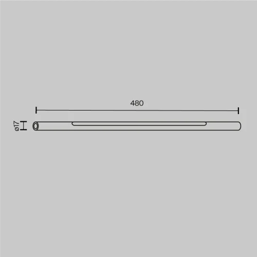 Светильник Basis для штанговой системы освещения Axity 12Вт 120° C100CL-L480-8W3K-BS Maytoni латунь для шинопроводов серии Axity латунь фото 7