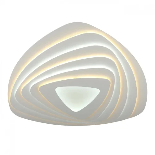 Светильник потолочный LED с пультом Bacoli OML-07507-318 Omnilux белый 1 лампа, основание белое в стиле хай-тек с пультом