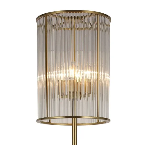 Торшер Wonderland 2907-4F Favourite  прозрачный 4 лампы, основание медь в стиле минимализм
 фото 4