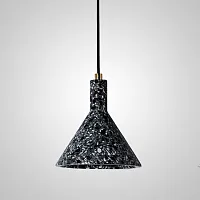 Светильник подвесной OLAUG black 189796-23 ImperiumLoft чёрный 1 лампа, основание бронзовое в стиле скандинавский 