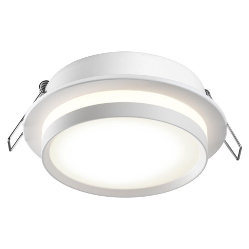 Светильник точечный Lirio 371035 Novotech белый на 1 лампу, основание белое в стиле современный круглый фото 3