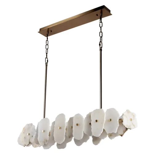 Светильник подвесной LED Alicante 10248/1200 LOFT IT белый на 1 лампу, основание бронзовое в стиле современный линейный фото 5