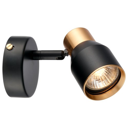 Спот с 1 лампой 473-401-01 Velante чёрный GU10 в стиле лофт современный для чтения Спот с 1 лампой 473-401-01 Velante чёрный GU10 в стиле лофт современный для чтения