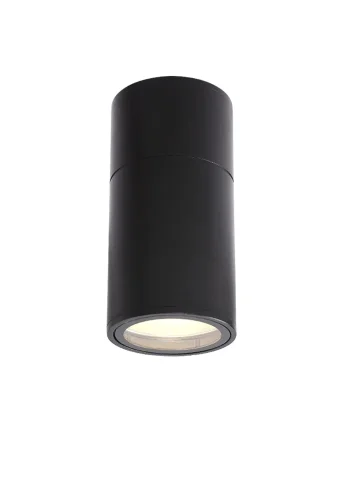 Светильник накладной CLT 138C180 BL Crystal Lux чёрный 1 лампа, основание чёрное в стиле современный круглый фото 2