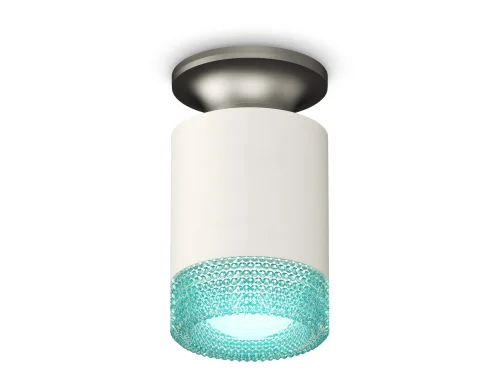 Светильник накладной Techno spot XS6301162 Ambrella light белый 1 лампа, основание белое в стиле современный круглый
