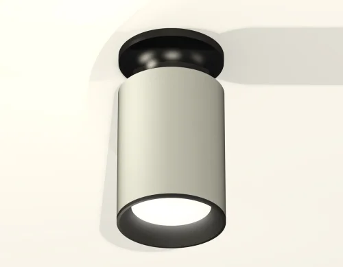 Светильник накладной Techno spot XS6314081 Ambrella light серый 1 лампа, основание чёрное в стиле современный круглый фото 3