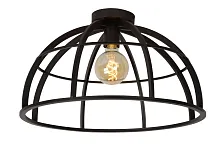 Светильник потолочный Dikra 76164/50/30 Lucide без плафона чёрный 1 лампа, основание чёрное в стиле модерн лофт 