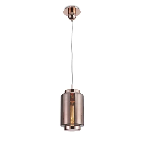 Светильник подвесной лофт JARRAS 6199 Mantra прозрачный медь 1 лампа, основание медь в стиле лофт выдувное фото 2