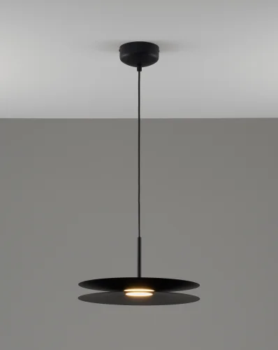 Светильник подвесной LED Montana V11111-PL Moderli чёрный на 1 лампу, основание чёрное в стиле современный фото 5