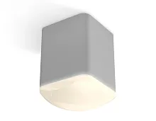 Светильник накладной Techno Spot XS XS7814011 Ambrella light серый 1 лампа, основание серое в стиле хай-тек современный квадратный