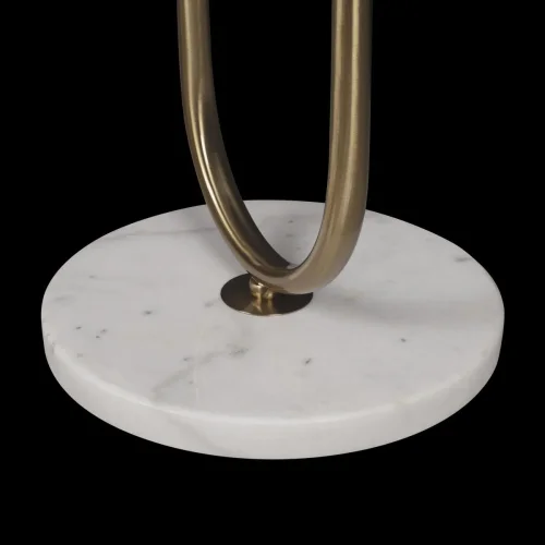 Торшер со столиком Sonni 10145 Gold LOFT IT со столиком белый 1 лампа, основание золотое в стиле современный
 фото 6