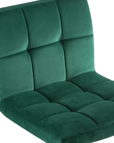 Стул барный 5018-LM DOMINIC, цвет сиденья зеленый велюр (MJ9-88), цвет основания черный Dobrin, зелёный/велюр, ножки/металл/чёрный, размеры - 940*1150***420*520 фото 7