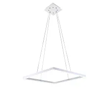 Светильник подвесной LED Альтис 08225,01(4000K) Kink Light белый 1 лампа, основание белое в стиле современный хай-тек квадраты