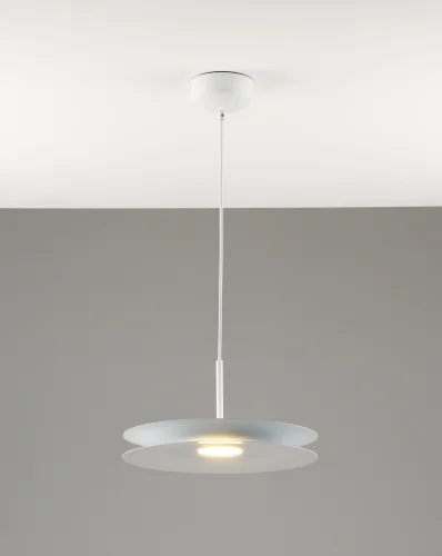 Светильник подвесной LED Montana V11112-PL Moderli белый на 1 лампу, основание белое в стиле современный фото 2