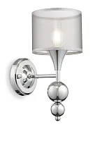 Бра Lauren FR5093WL-01CH Freya серебряный 1 лампа, основание хром в стиле модерн 