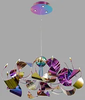 Светильник подвесной Alessandra WE197.12.903 Wertmark разноцветный 12 ламп, основание разноцветное в стиле арт-деко современный 