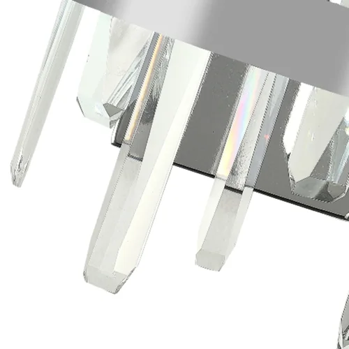 Бра LED LAMPS 81117/1W Natali Kovaltseva прозрачный на 1 лампа, основание хром в стиле современный  фото 7