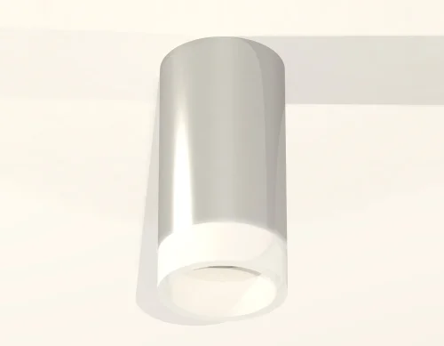 Светильник накладной Techno spot XS6325041 Ambrella light серебряный 1 лампа, основание серебряное в стиле современный круглый фото 2