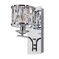 Бра Джанетта 435021401 Chiaro прозрачный 1 лампа, основание хром в стиле классический 