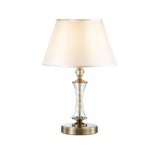 Настольная лампа Kimberly 4408/1T Lumion бежевая 1 лампа, основание бронзовое металл в стиле классический  фото 2