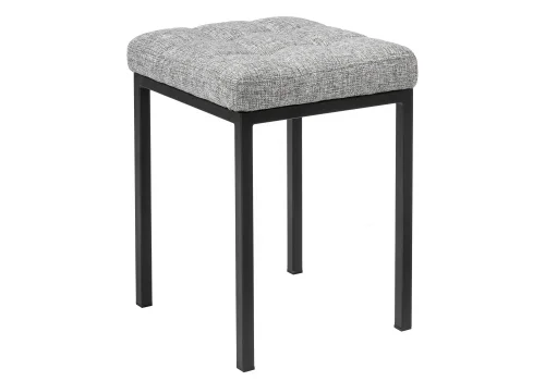 Деревянный стул Байя рогожка графит / черный матовый 424171 Woodville, серый/ткань, ножки/металл/чёрный, размеры - ****350*350 фото 6
