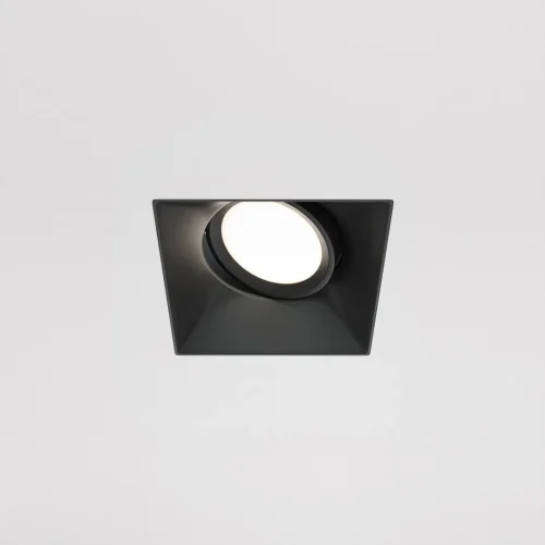 Светильник точечный Dot DL042-01-SQ-B Maytoni чёрный 1 лампа, основание чёрное в стиле современный для затирки фото 4