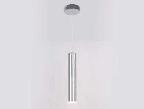 Светильник подвесной LED 15401/S chrome Newport хром на 1 лампу, основание хром в стиле современный трубочки