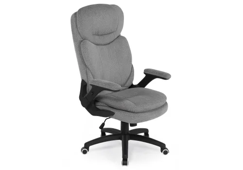 Компьютерное кресло Kolum серое 11678 Woodville, серый/ткань, ножки/пластик/чёрный, размеры - *1310***710*860 фото 7