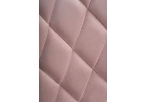 Полубарный стул Баодин К Б/К розовый / черный 517168 Woodville, розовый/велюр, ножки/металл/чёрный, размеры - ****500*560 фото 7