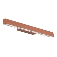 Бра LED Euclidics SL1018.623.01 ST-Luce прозрачный на 1 лампу, основание терракотовое в стиле хай-тек 
