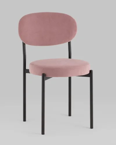Стул Бриф SN велюр пыльно-розовый, 4шт./уп. УТ000040884 Stool Group, розовый/велюр, ножки/металл/, размеры - *****