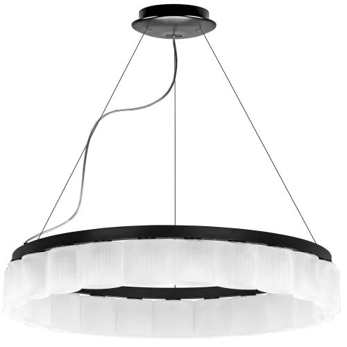 Люстра подвесная NIBBLER 812236 Lightstar белая чёрная на 23 лампы, основание чёрное в стиле современный 