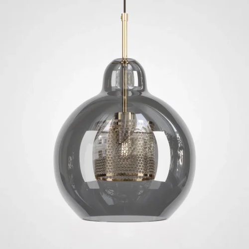 Светильник подвесной Catch 224328-23 ImperiumLoft серый 1 лампа, основание бронзовое в стиле современный 