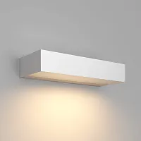 Настенный светильник уличный LED Lot O428WL-L10W3K Maytoni уличный IP65 белый на 1 лампу, плафон белый в стиле хай-тек современный LED