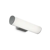 Настенный светильник LED ETERE AP ANTRACITE 3000K Ideal Lux уличный IP44 серый 1 лампа, плафон белый в стиле современный LED