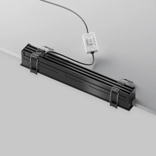 Светильник точечный LED Basis DL066-20W3-6K-B Maytoni чёрный на 1 лампу, основание чёрное в стиле современный хай-тек прямоугольный фото 6