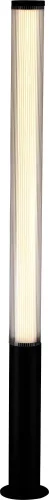 Парковый светильник LED Kolonne 4393-2F Favourite уличный IP65 чёрный на 1 лампу, плафон прозрачный в стиле современный LED