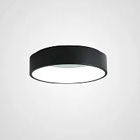 Светильник потолочный LED TRAY D60 Black 181891-26 ImperiumLoft белый 1 лампа, основание чёрное в стиле скандинавский современный 