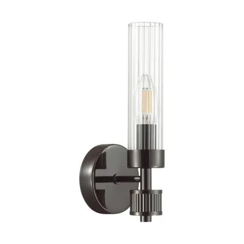 Бра Kamilla 5275/1W Lumion прозрачный на 1 лампа, основание чёрное в стиле классический 