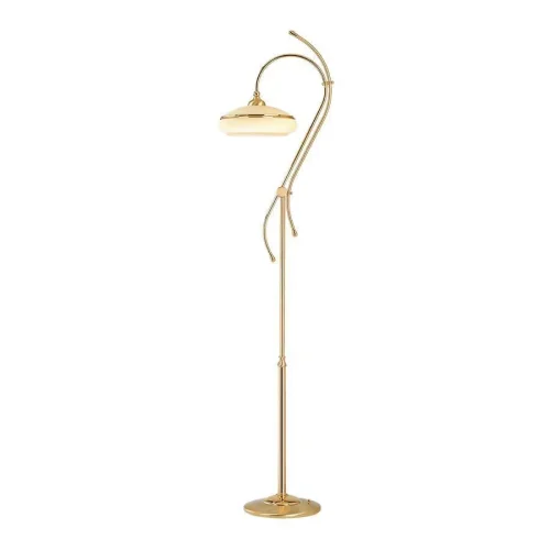Торшер San Marino SAN-LS-1(Z) Kutek бежевый на 1 лампу, основание золотое в стиле американский 