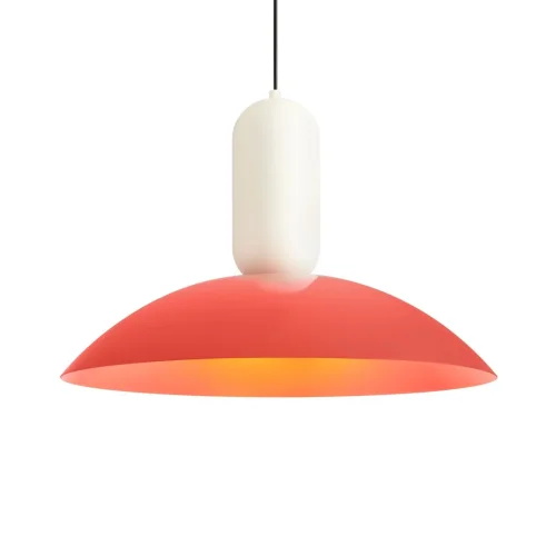 Светильник подвесной Lotus FR5551PL-01WR Freya разноцветный красный на 1 лампу, основание чёрное в стиле джапанди современный мемфис фото 14