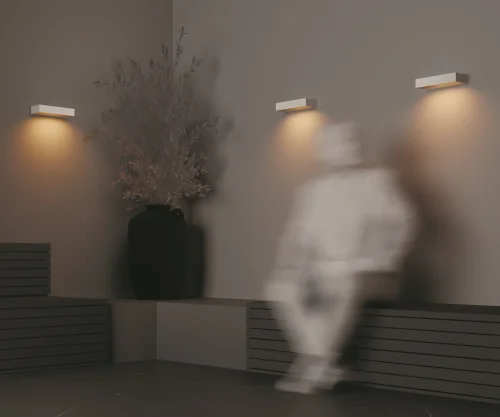 Настенный светильник уличный LED Lot O428WL-L10W3K Maytoni уличный IP65 белый на 1 лампу, плафон белый в стиле современный хай-тек LED фото 15