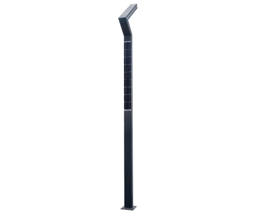 Парковый светильник LED с солнечной батареей Сания 09203-F,16(07) Kink Light уличный IP54 серый на 1 лампу, плафон серый в стиле современный LED фото 2 Парковый светильник LED с солнечной батареей Сания 09203-F,16(07) Kink Light уличный IP54 серый на 1 лампу, плафон серый в стиле современный LED фото 2