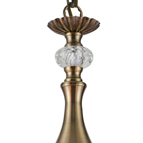 Люстра подвесная Allegory 1145/5PL Escada коричневая на 5 ламп, основание золотое в стиле классический  фото 2
