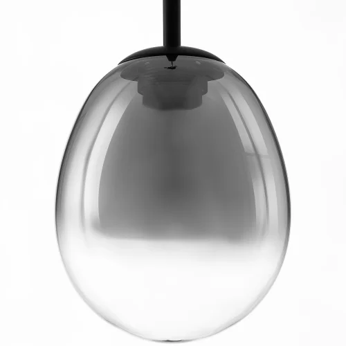 Светильник подвесной LED Signature CL247022 Citilux чёрный дымчатый на 1 лампу, основание чёрное в стиле современный каскад фото 5